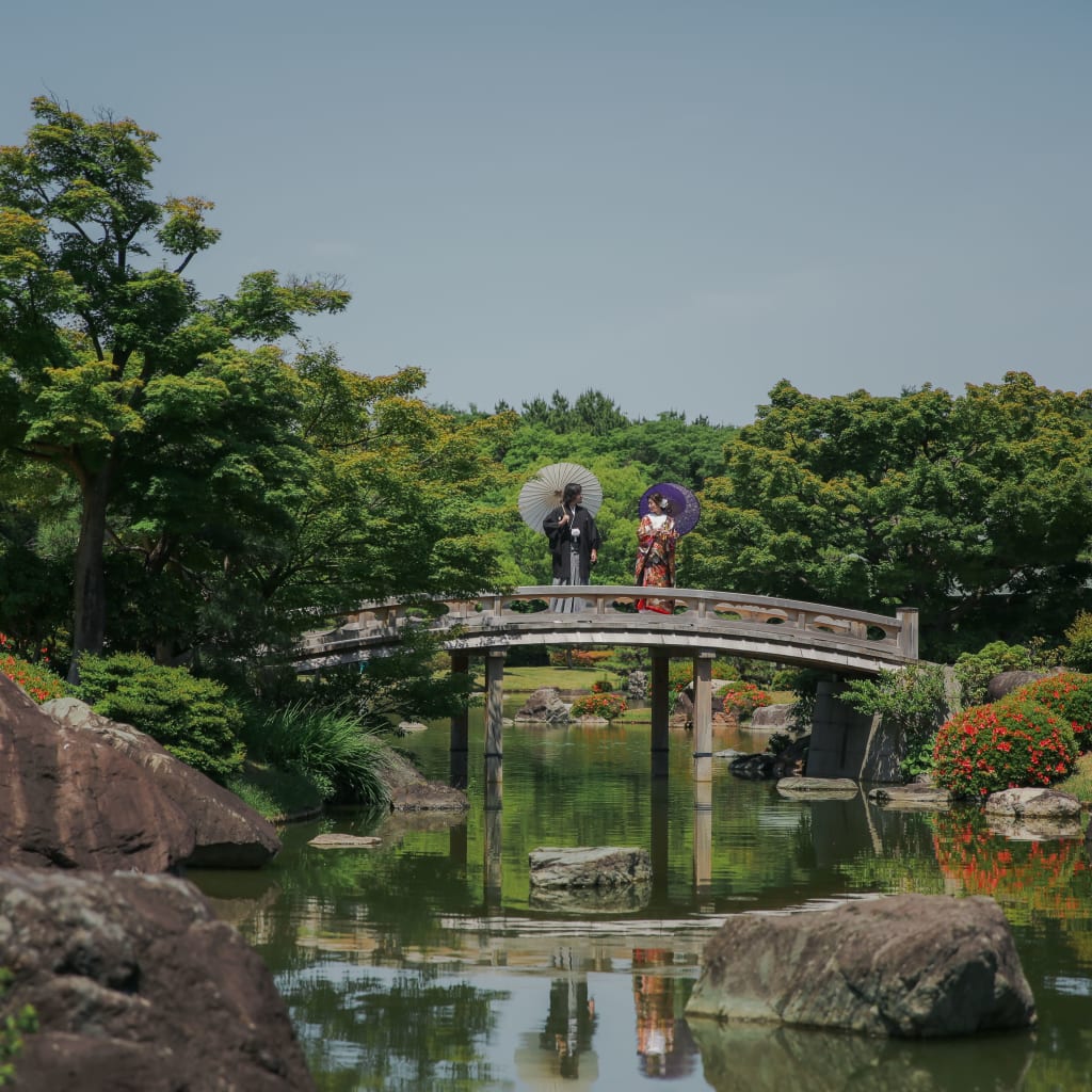 ロケ日和✨大仙公園 | デコルテフォトグラフィー | 前撮り・フォトウェディング
