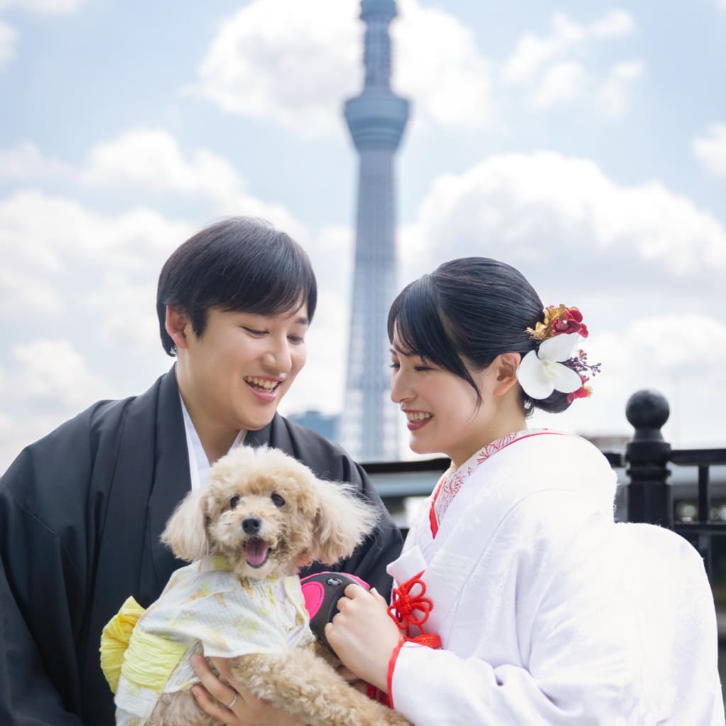 ワンちゃんと浅草周遊ロケーション撮影