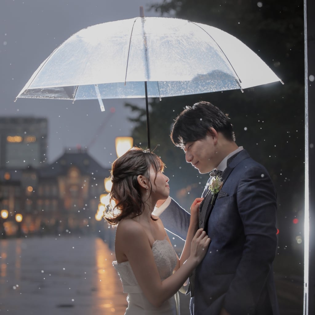 雨の日 | デコルテフォトグラフィー | 前撮り・フォトウェディング