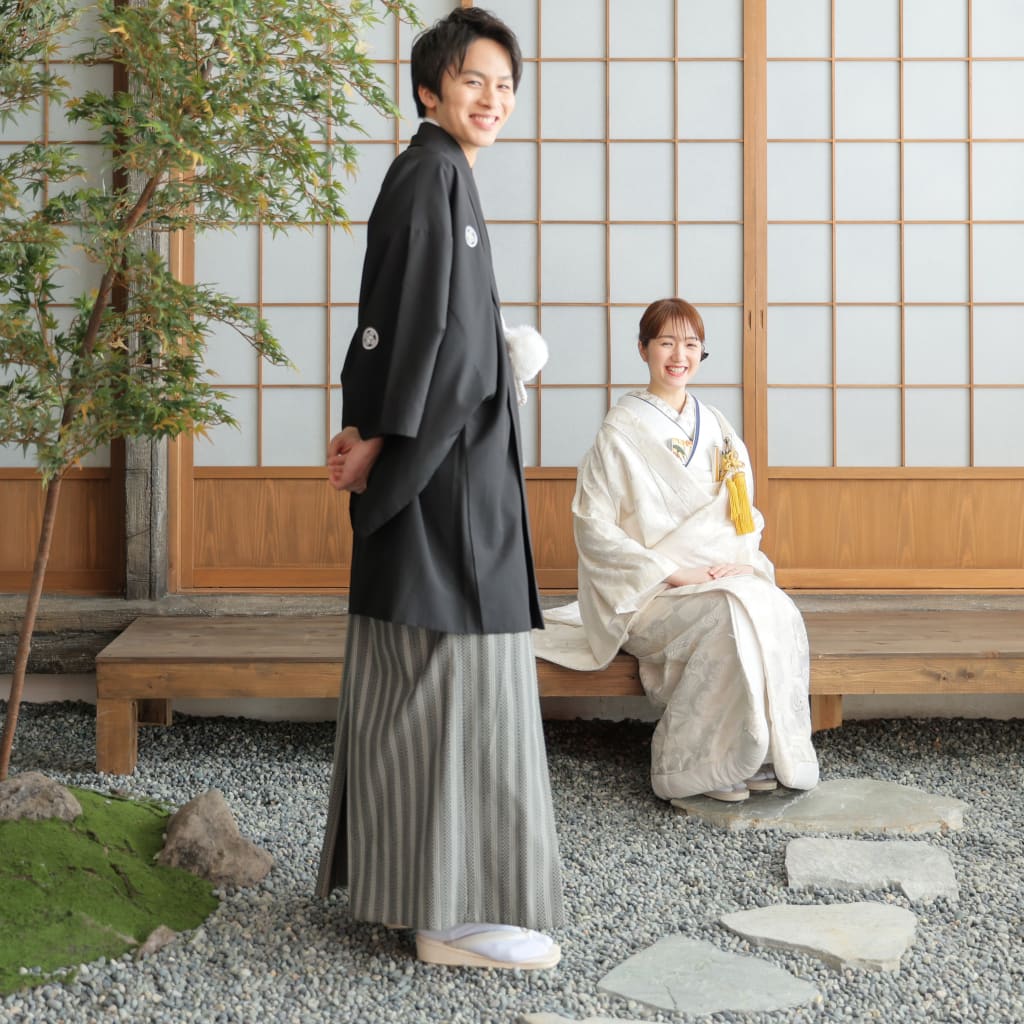 和装屋内庭園スタジオ＆洋装ハウススタジオ | デコルテフォトグラフィー | 前撮り・フォトウェディング