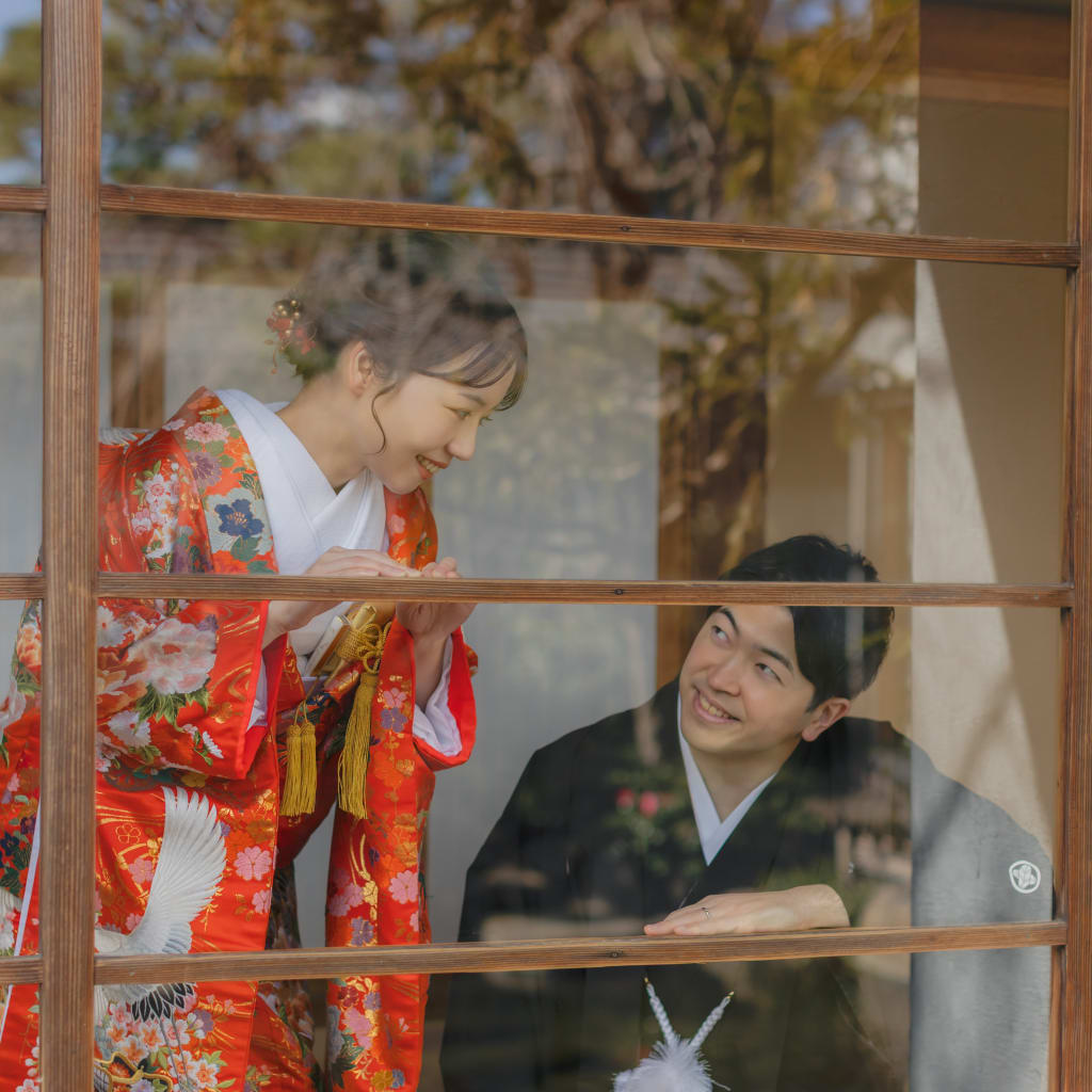 おふたりの優しい雰囲気を残して【つきじ治作】 | スタジオ8 名古屋店 | 前撮り・フォトウェディング