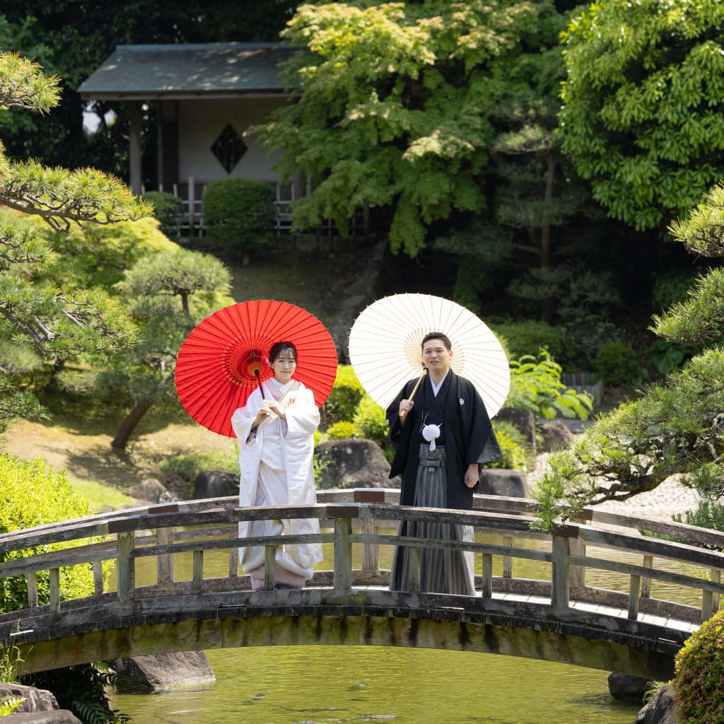 見浜園＆屋内庭園 | デコルテフォトグラフィー | 前撮り・フォトウェディング