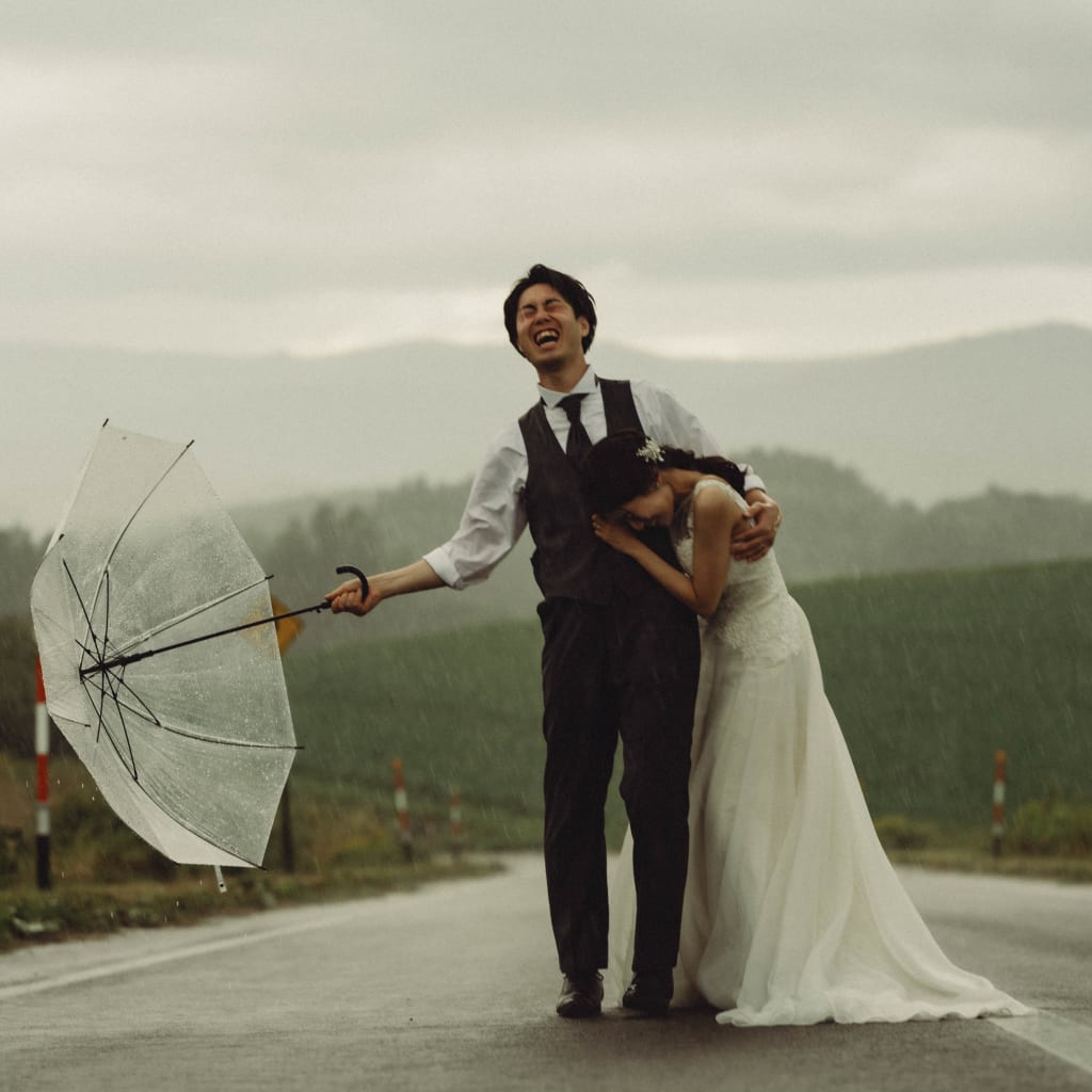 雨と向日葵と空と熱