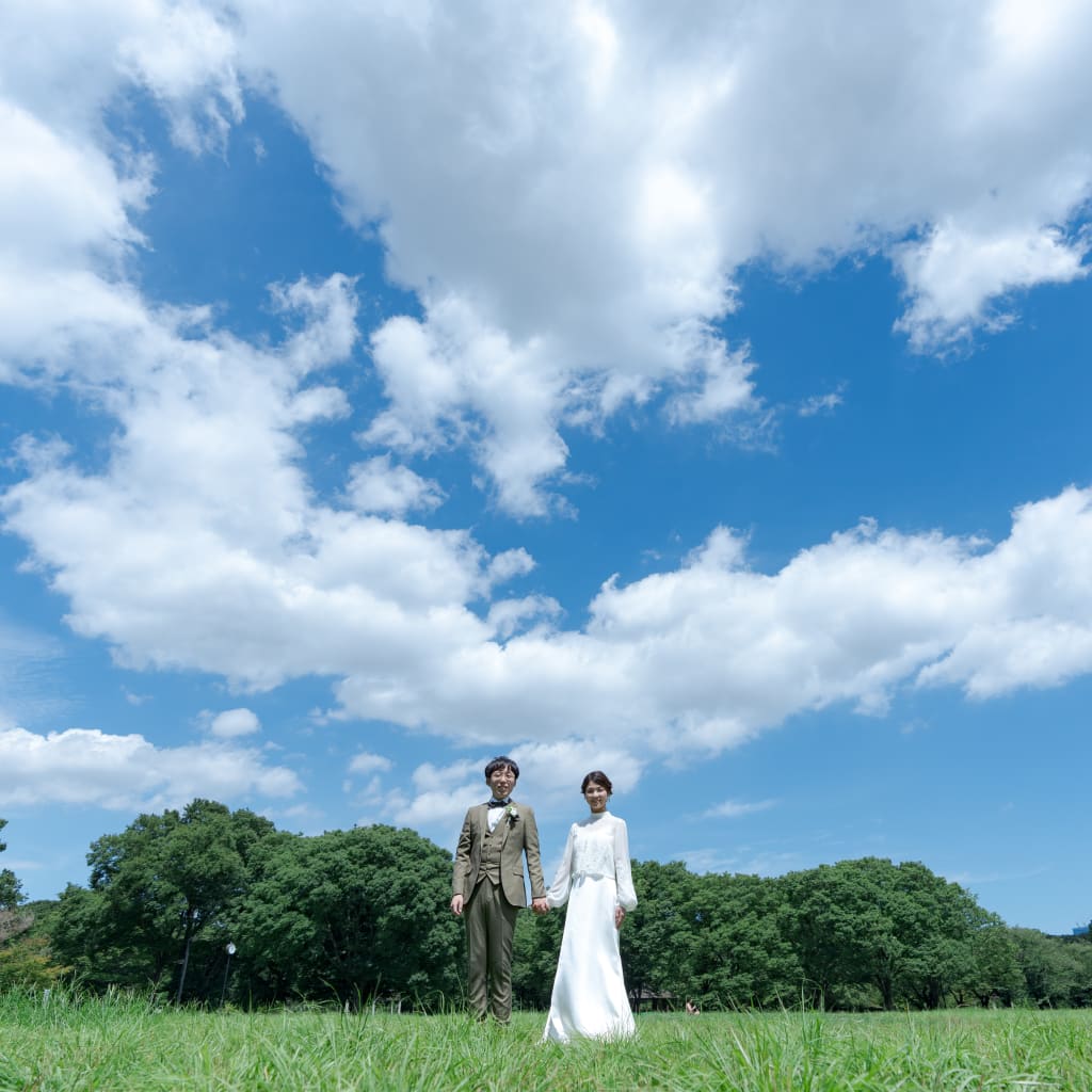 都心とは思えない！代々木公園ロケーション | デコルテフォトグラフィー | 前撮り・フォトウェディング