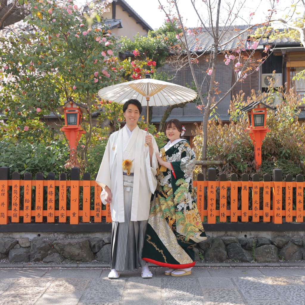 祇園　和装ロケーション | デコルテフォトグラフィー | 前撮り・フォトウェディング