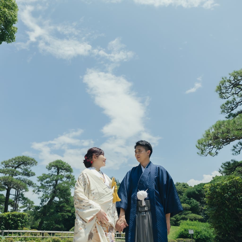 新緑×和装ロケ🌿 | デコルテフォトグラフィー | 前撮り・フォトウェディング