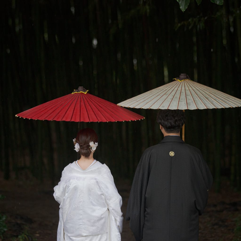 【大覚寺】雨の日だからこそ美しい。情景豊かな和装ロケーション撮影