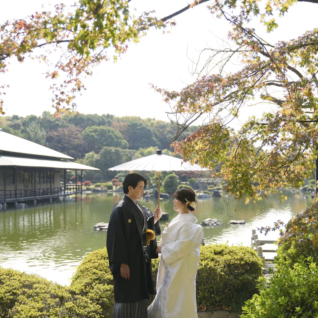 秋の大仙公園 | デコルテフォトグラフィー | 前撮り・フォトウェディング