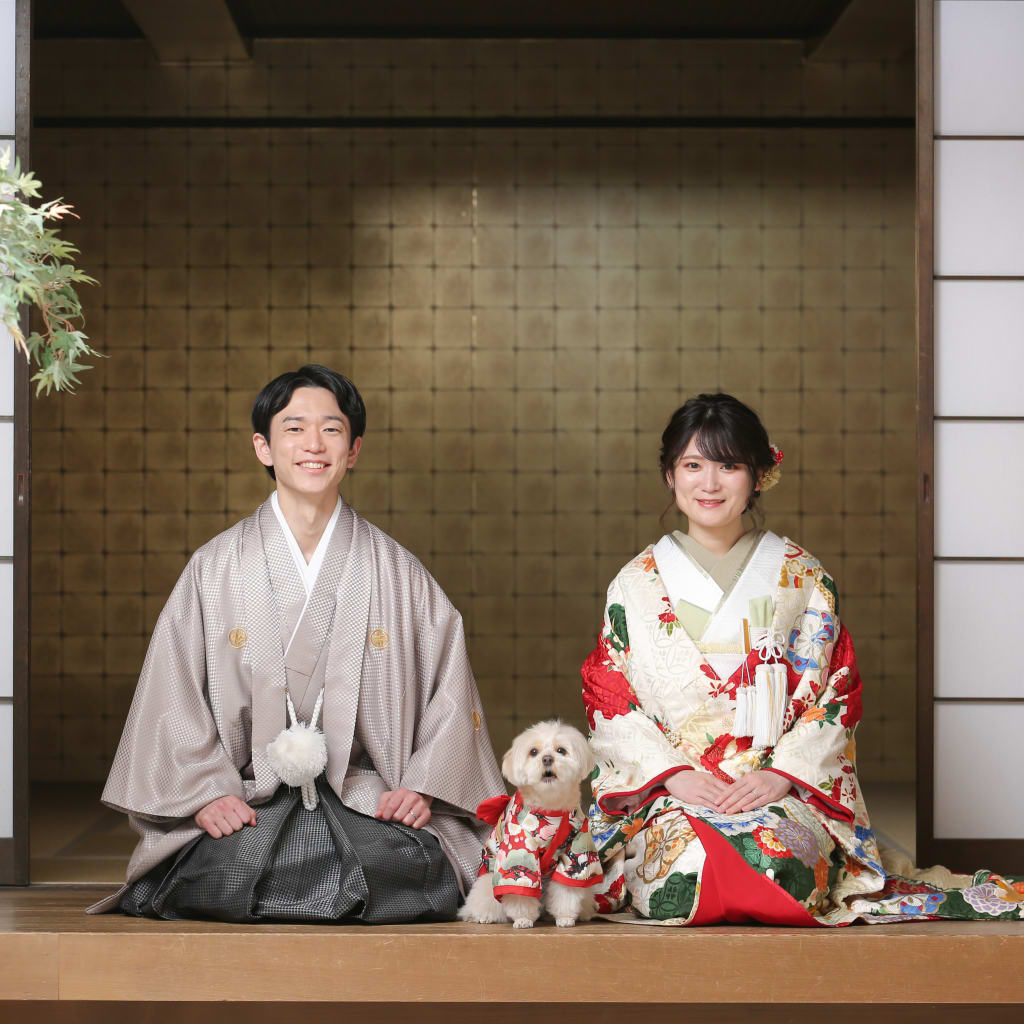 愛犬ちゃんとのスタジオ撮影！ | スタジオSUNS（沖縄） | 前撮り・フォトウェディング