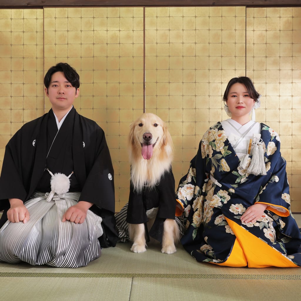 わんちゃんと一緒に | デコルテフォトグラフィー | 前撮り・フォトウェディング