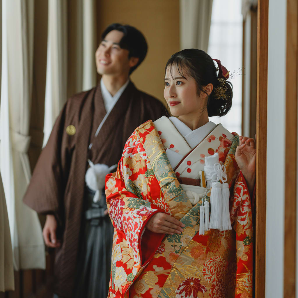 大正モダン　結婚写真