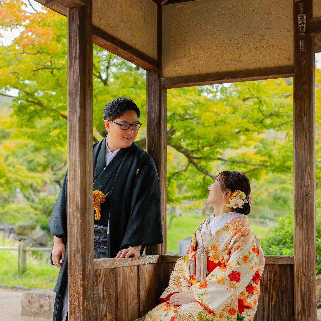 円山公園とスタジオでいいとこ取りの撮影♪