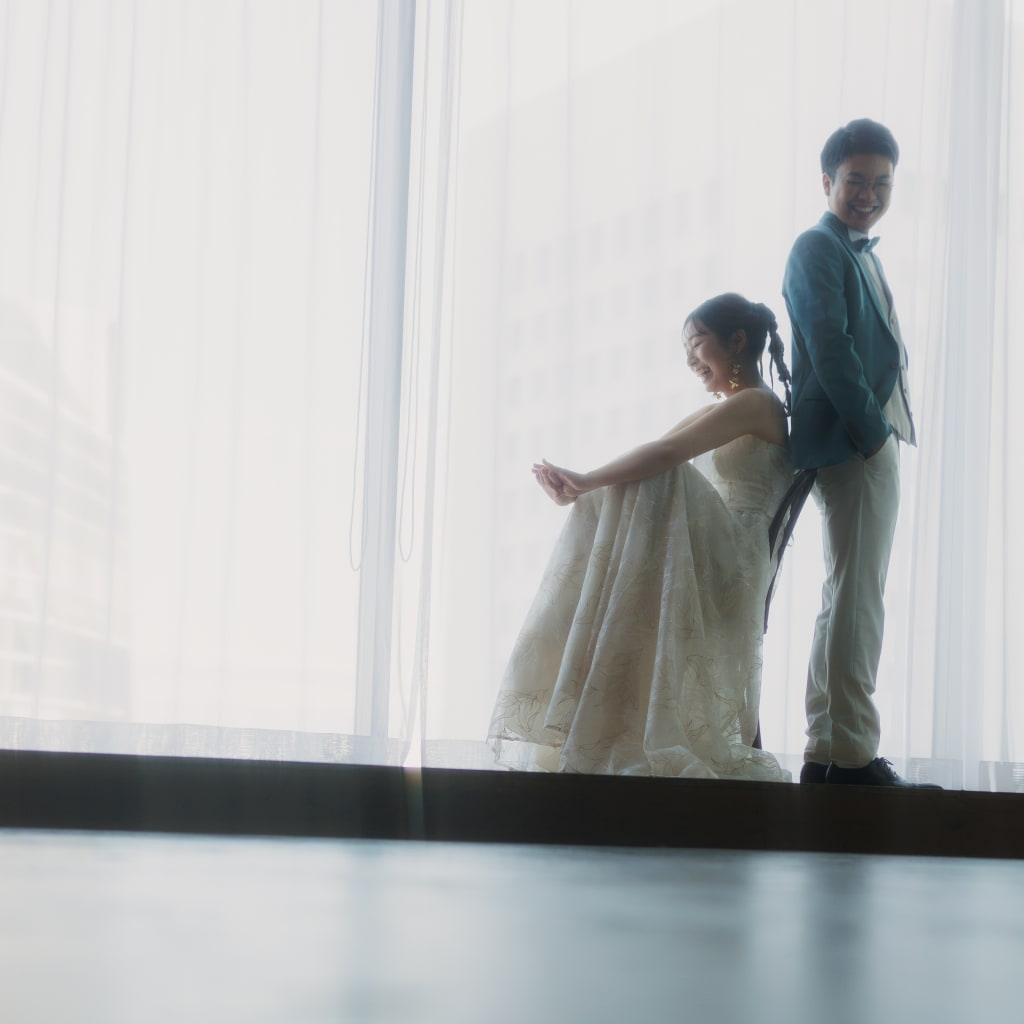 洋装ハウススタジオ+屋内庭園スタジオ | デコルテフォトグラフィー | 前撮り・フォトウェディング