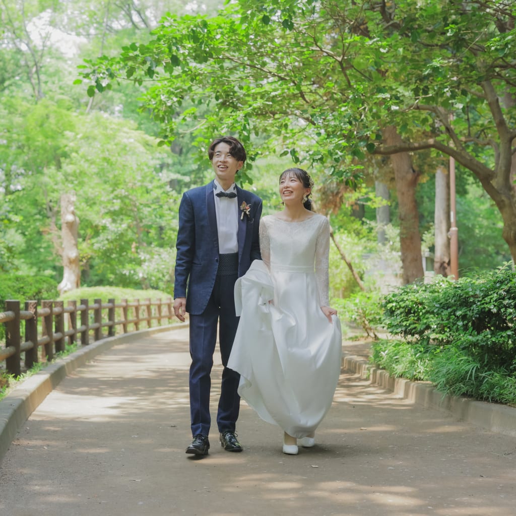 屋内庭園スタジオ+有栖川宮記念公園ロケーション | デコルテフォトグラフィー | 前撮り・フォトウェディング