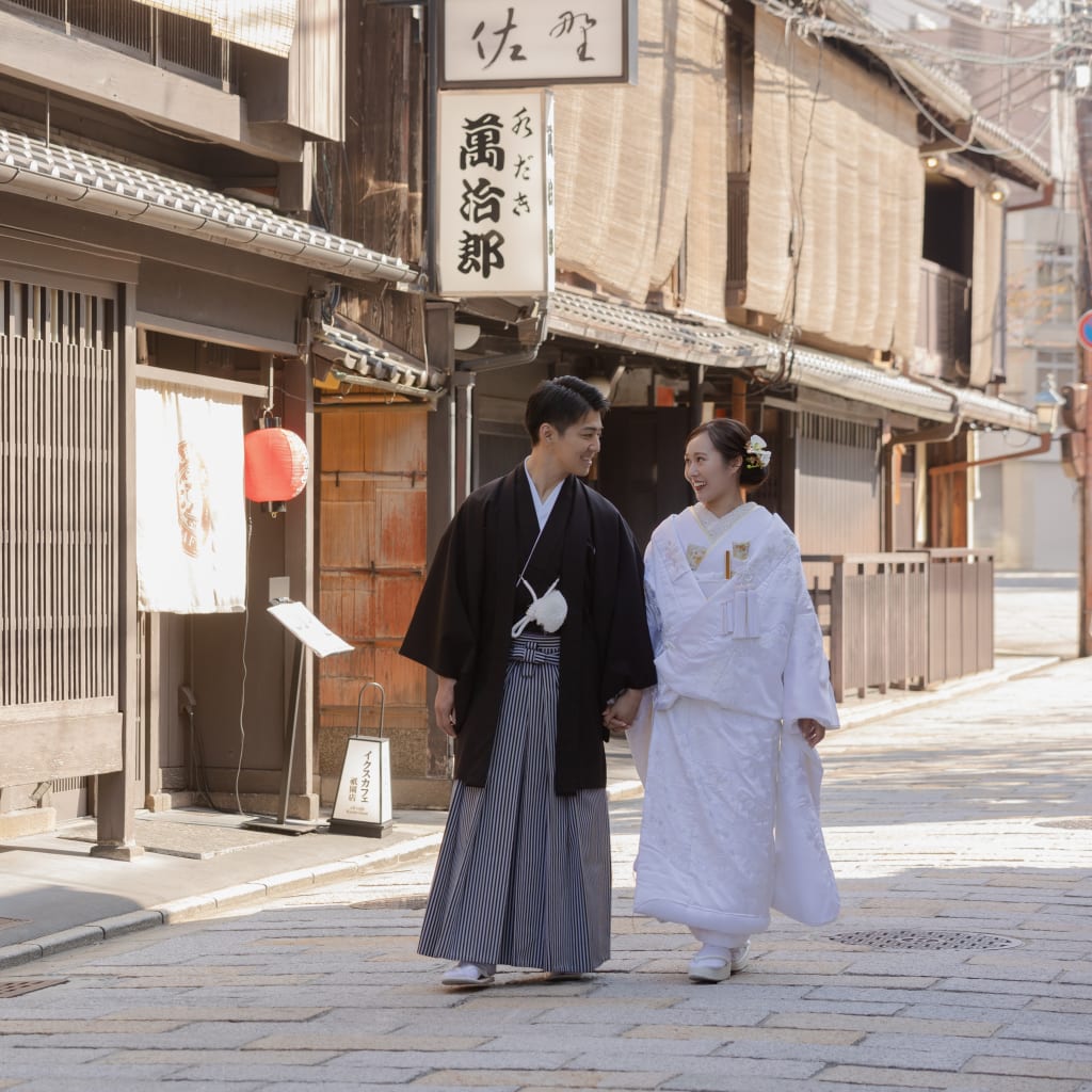 秋の「祇園」ロケーション＾＾ | デコルテフォトグラフィー | 前撮り・フォトウェディング