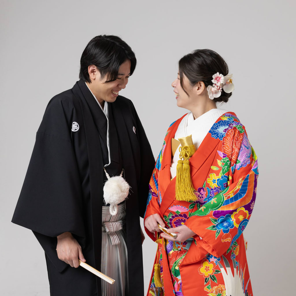 和装スタジオでシンプルに