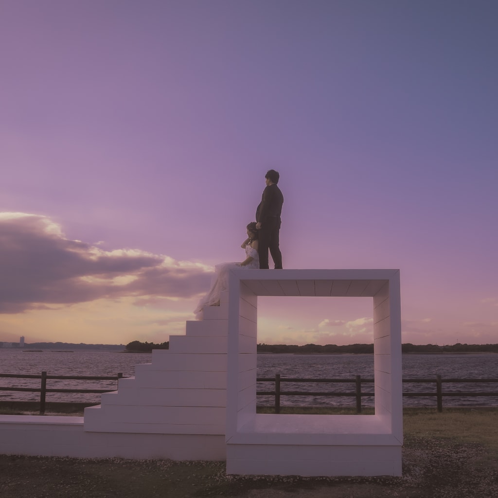 アートの島！プチ旅行気分で撮影できます！ | デコルテフォトグラフィー | 前撮り・フォトウェディング