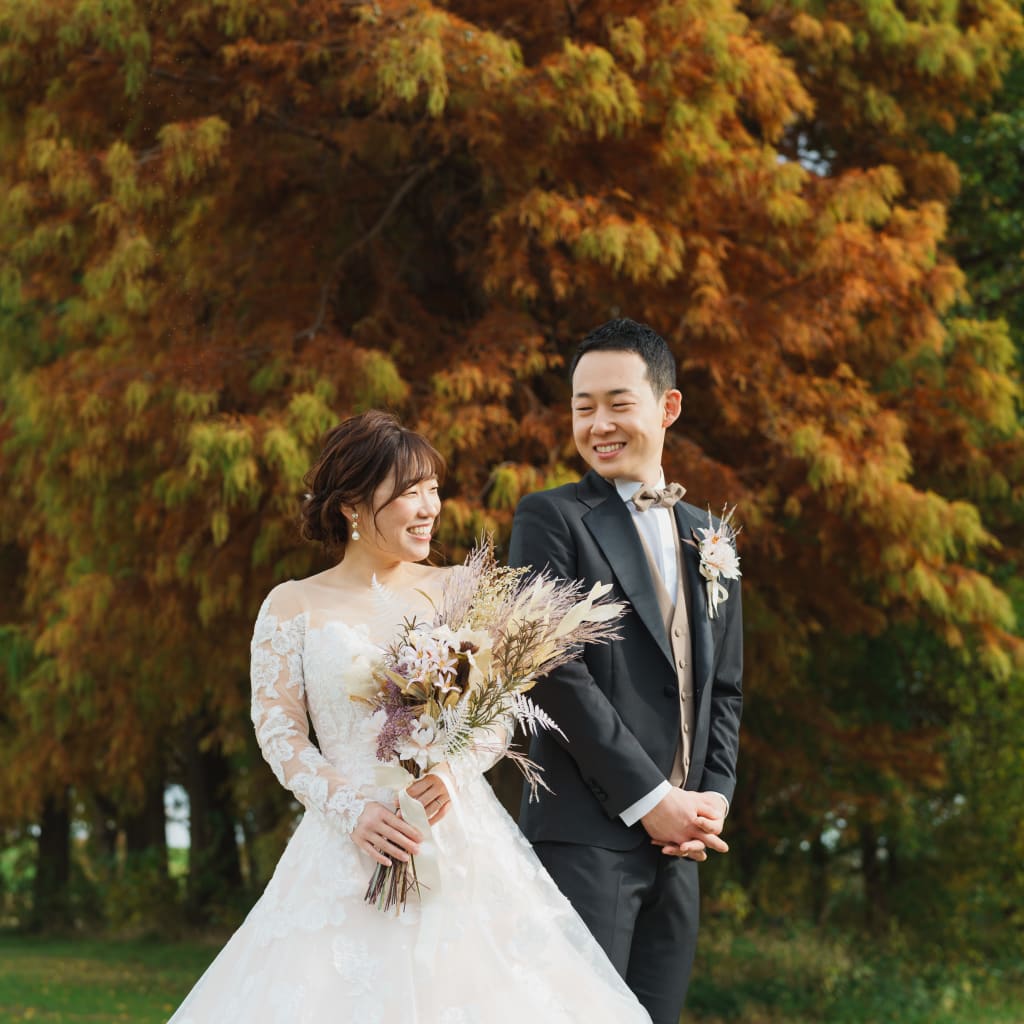 紅葉ロケーション！ 秋ヶ瀬公園のすゝめ | デコルテフォトグラフィー | 前撮り・フォトウェディング