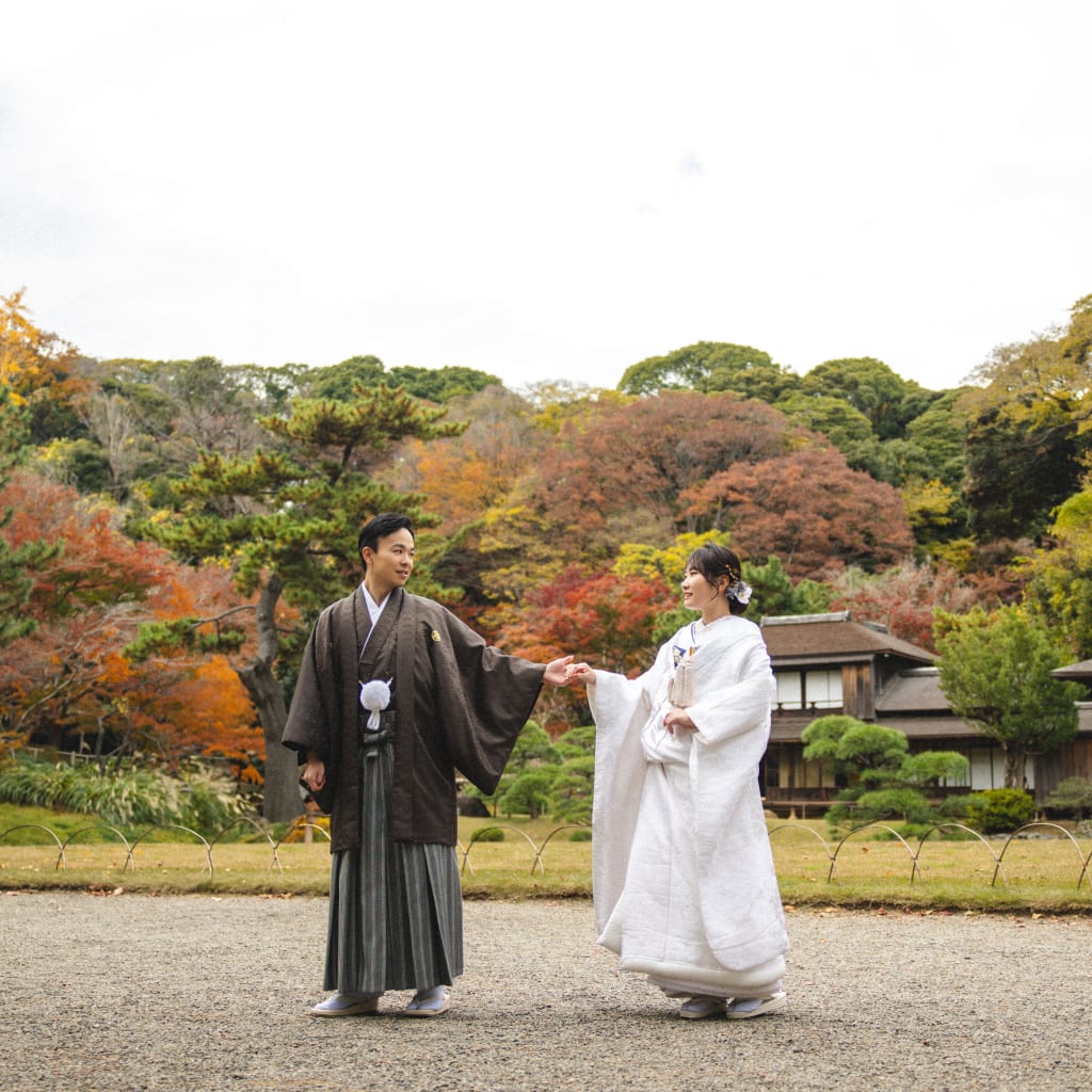 紅葉シーズンの三溪園