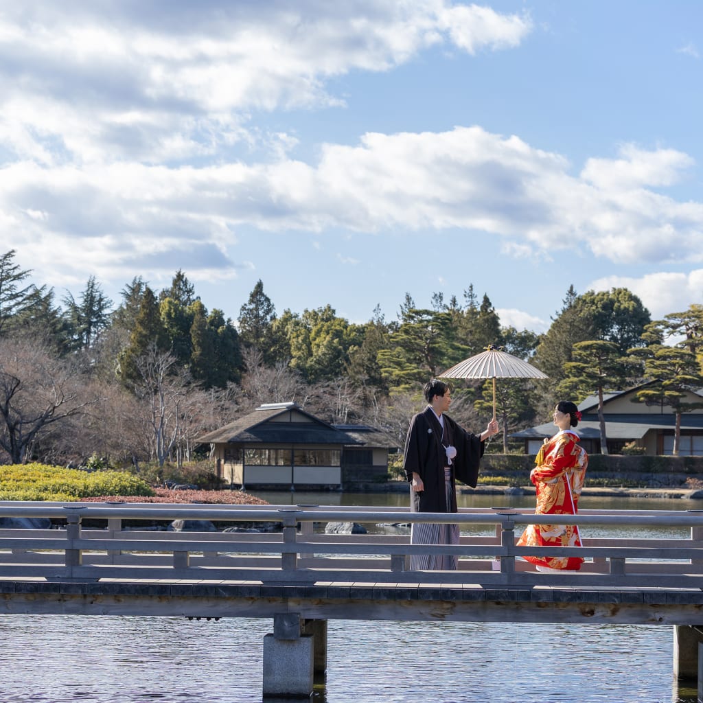 【1月撮影！】昭和記念公園和装ロケーション | デコルテフォトグラフィー | 前撮り・フォトウェディング