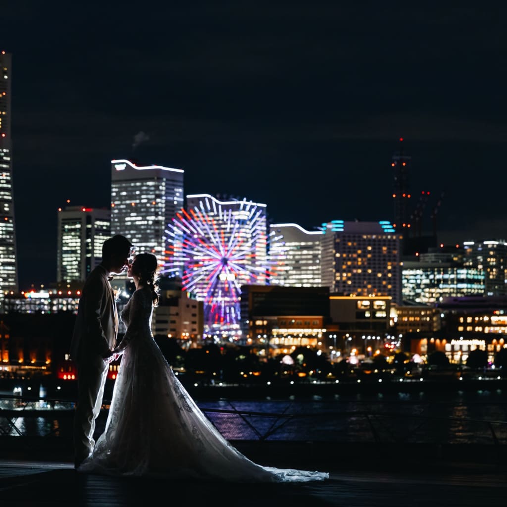 夜景ロケーション | デコルテフォトグラフィー | 前撮り・フォトウェディング