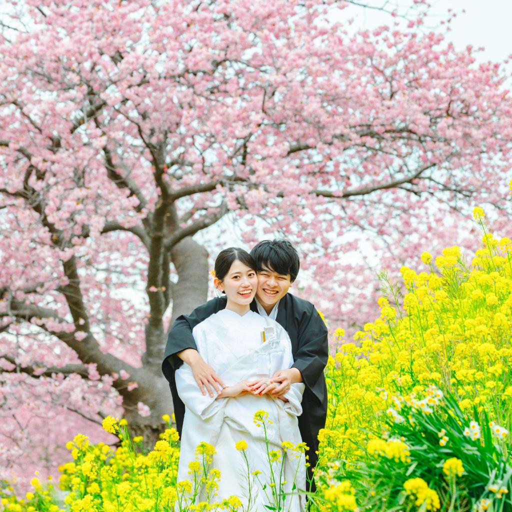 河津で和装ロケーション撮影 | デコルテフォトグラフィー | 前撮り・フォトウェディング