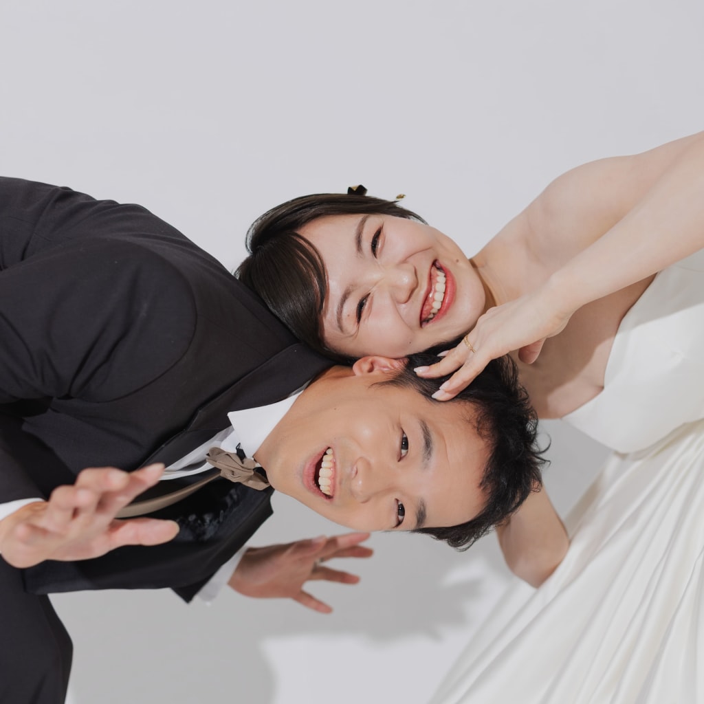 和装と洋装のスタジオ撮影