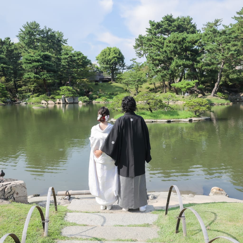 縮景園ロケーション