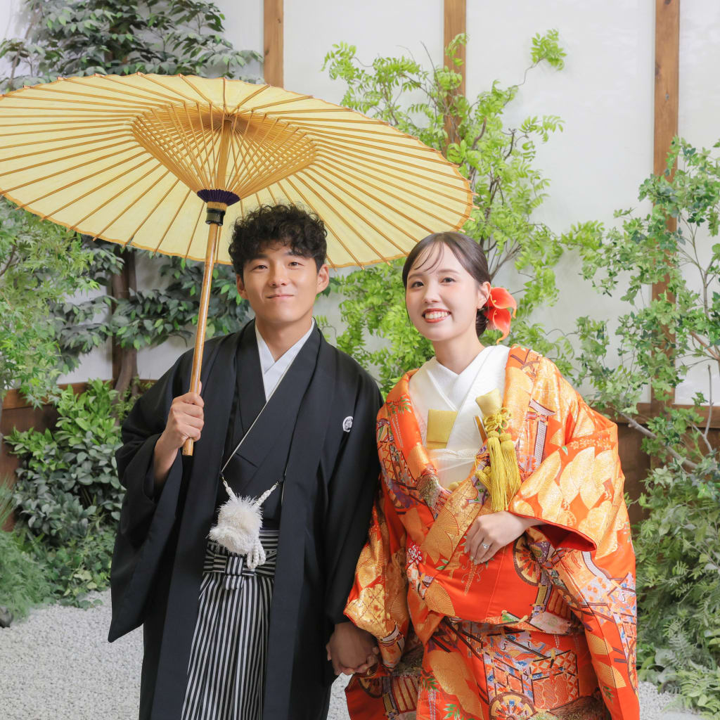 屋内庭園で元気に前撮り撮影！ | デコルテフォトグラフィー | 前撮り・フォトウェディング