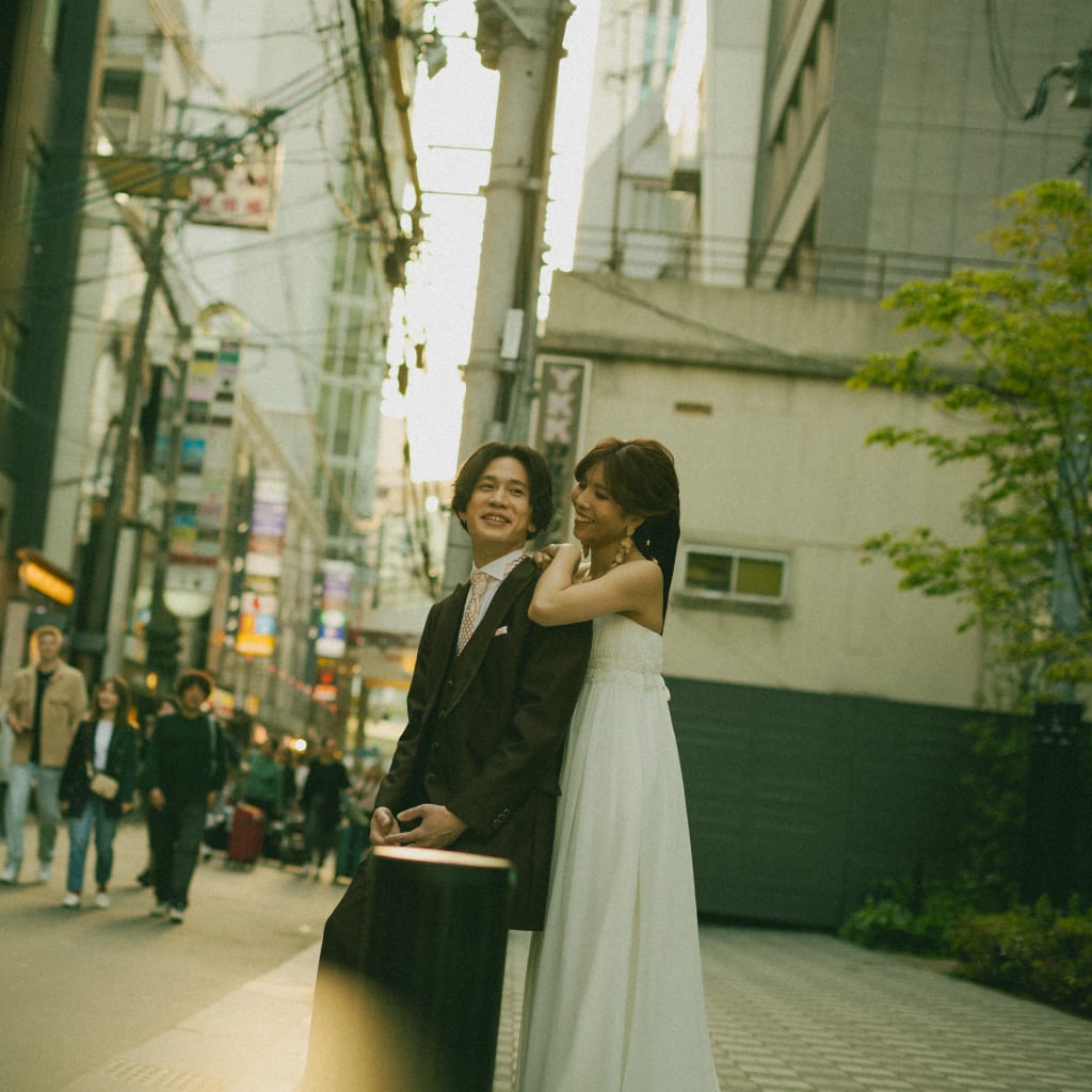 梅田街ブラロケ | デコルテフォトグラフィー | 前撮り・フォトウェディング