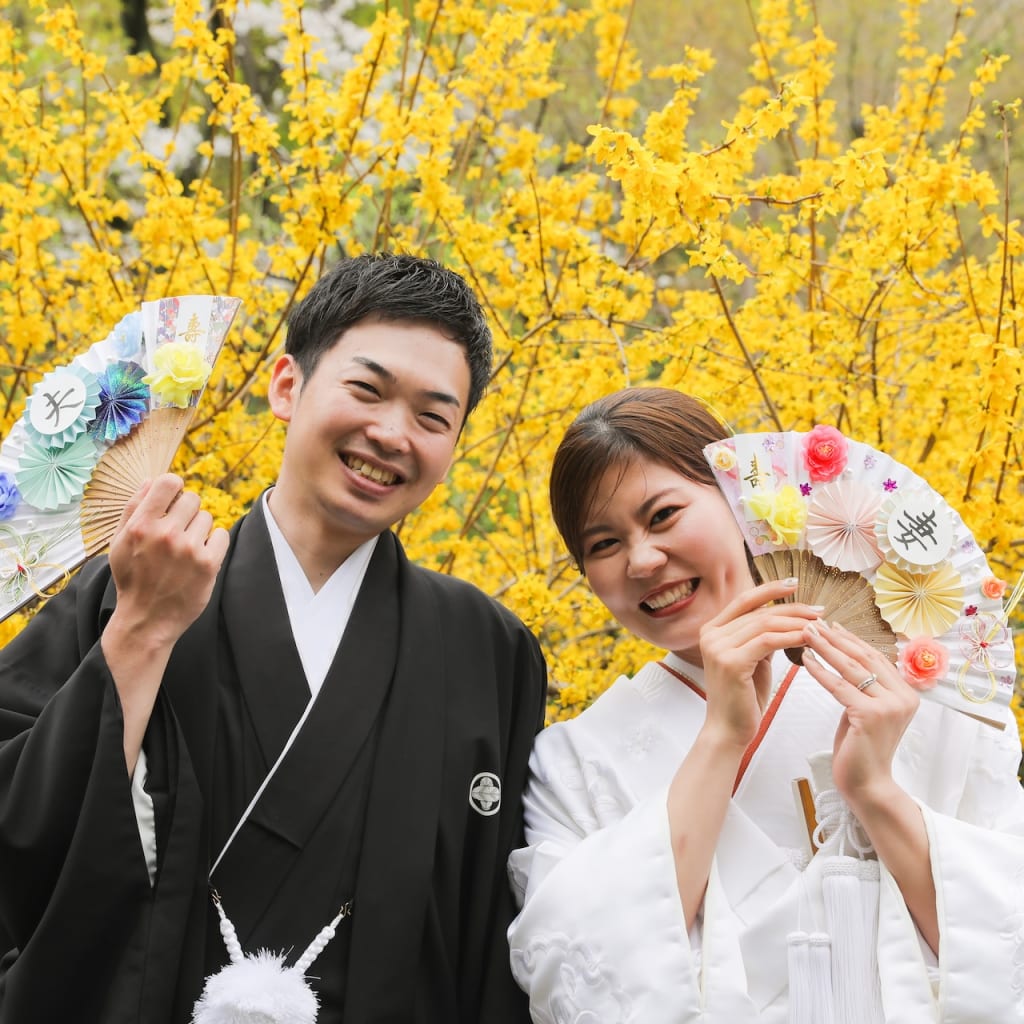 笑顔もお花も満開！ | デコルテフォトグラフィー | 前撮り・フォトウェディング