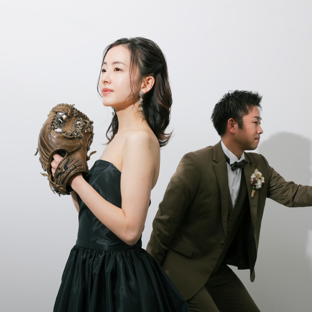 洋装ハウススタジオ撮影 | デコルテフォトグラフィー | 前撮り・フォトウェディング