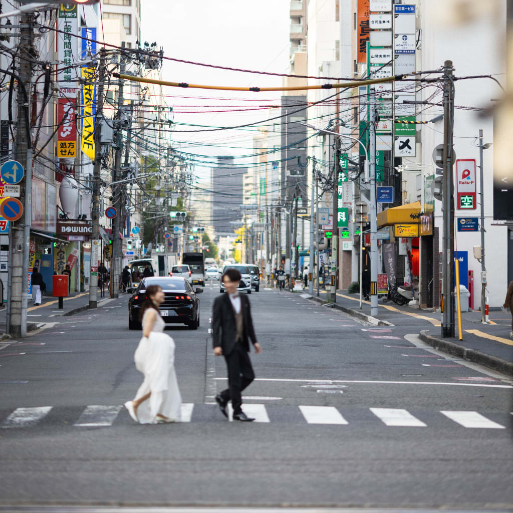 広島の街で散歩しながら撮影！！