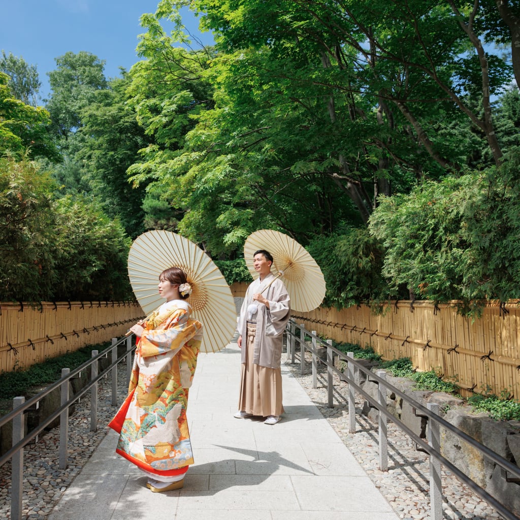 彩りのある和装ロケーションを | デコルテフォトグラフィー | 前撮り・フォトウェディング