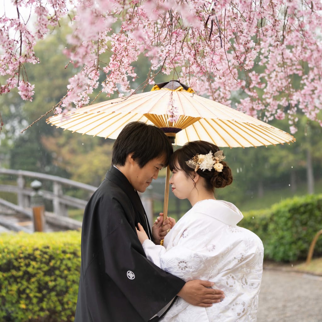 花田苑ロケーションで | デコルテフォトグラフィー | 前撮り・フォトウェディング