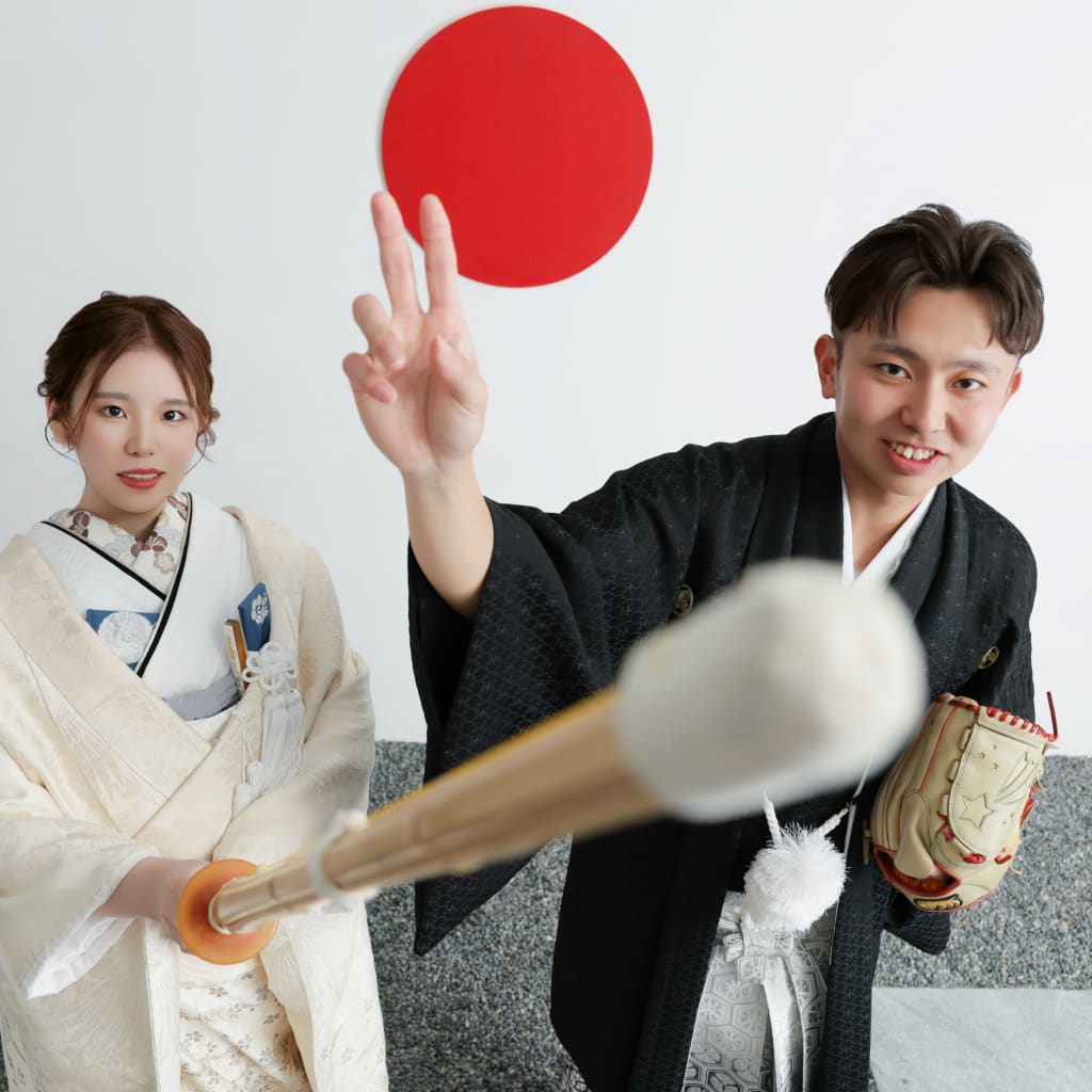 和装の屋内庭園撮影！