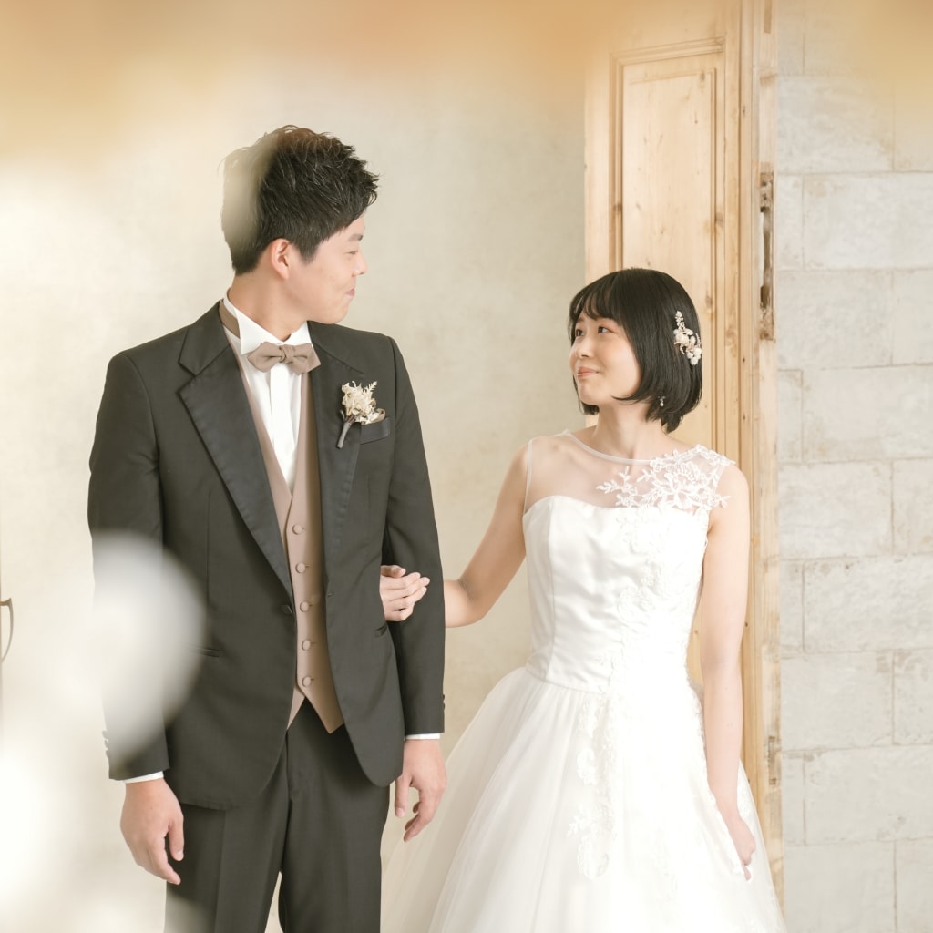 なんばパークス店スタジオ撮影 | デコルテフォトグラフィー | 前撮り・フォトウェディング