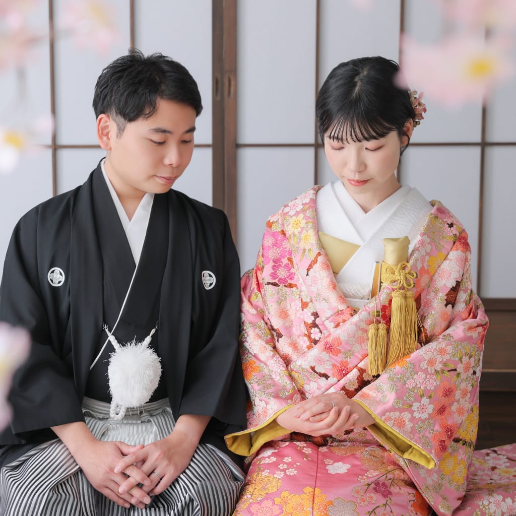 桜を使って春を感じる屋内庭園スタジオ！