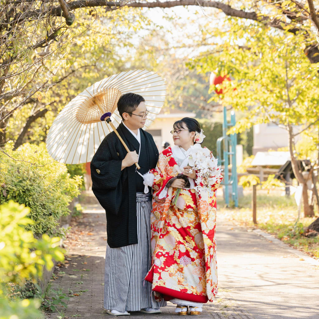 大宮第二公園と洋装ハウススタジオ | スタジオTVB 梅田店 | 前撮り・フォトウェディング