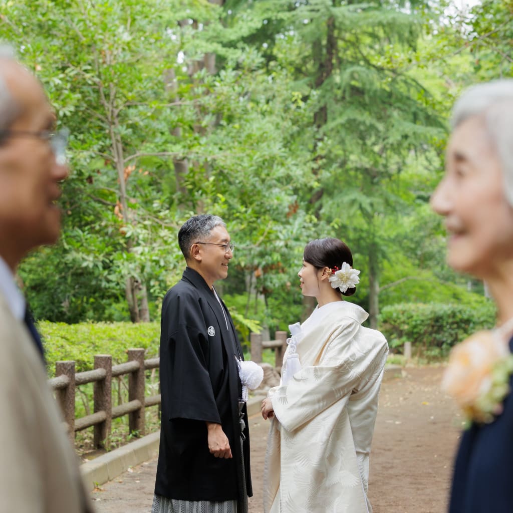 和装有栖川宮記念公園と洋装ハウススタジオ | デコルテフォトグラフィー | 前撮り・フォトウェディング
