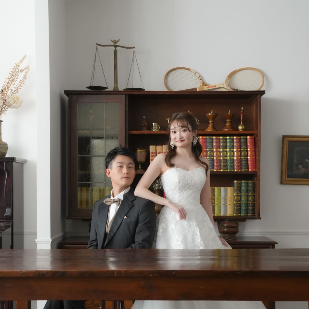 洋装ハウススタジオ | デコルテフォトグラフィー | 前撮り・フォトウェディング