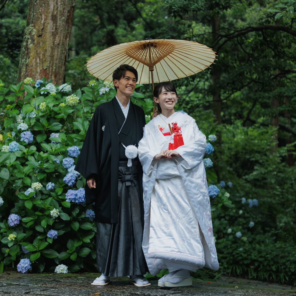 梅雨シーズン撮影 | デコルテフォトグラフィー | 前撮り・フォトウェディング
