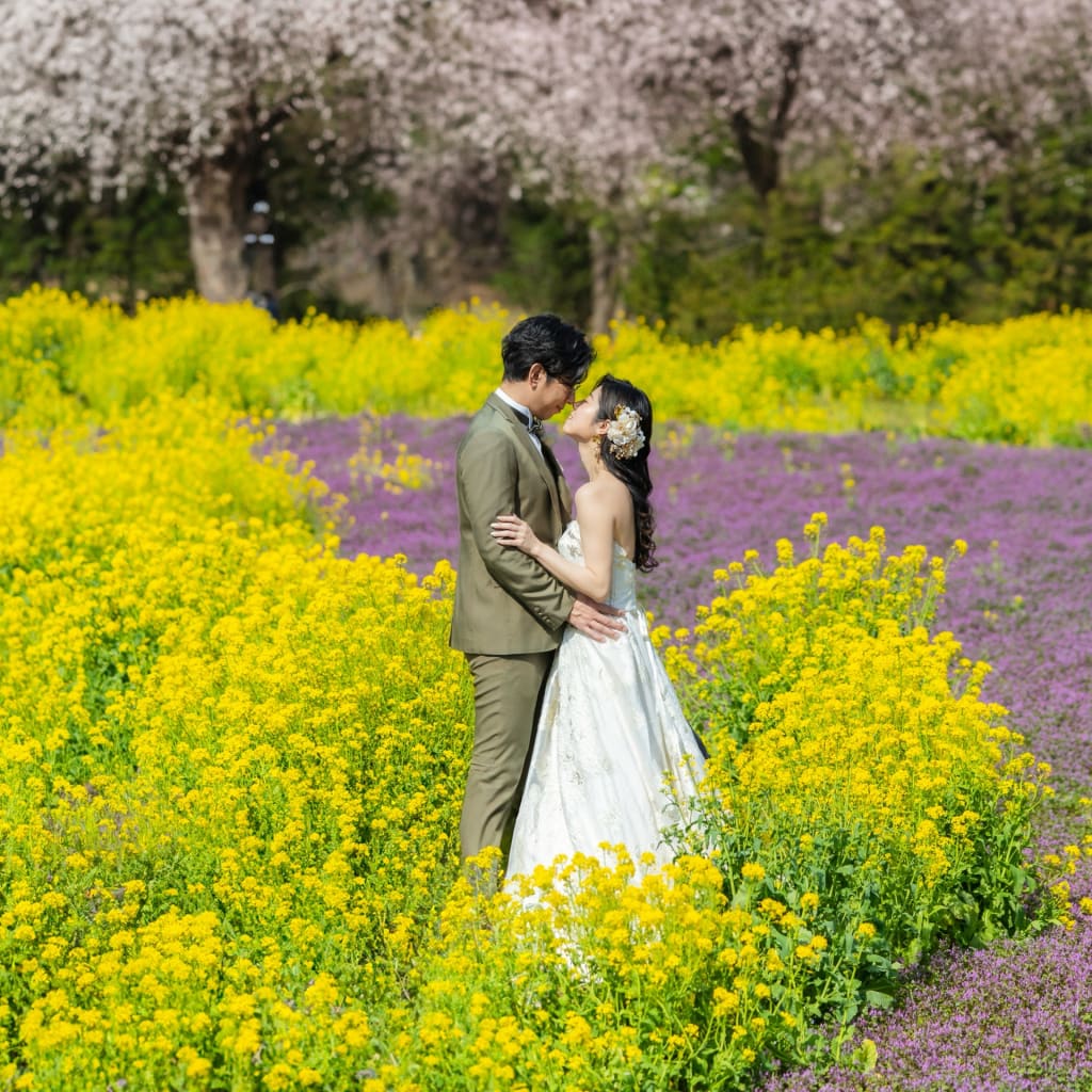 昭和記念公園『桜』 | デコルテフォトグラフィー | 前撮り・フォトウェディング