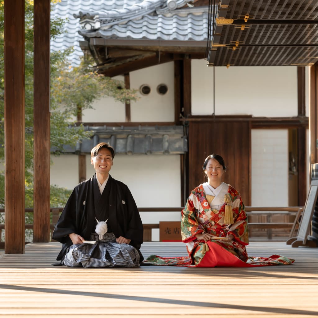 嵯峨大覚寺ロケーション | デコルテフォトグラフィー | 前撮り・フォトウェディング