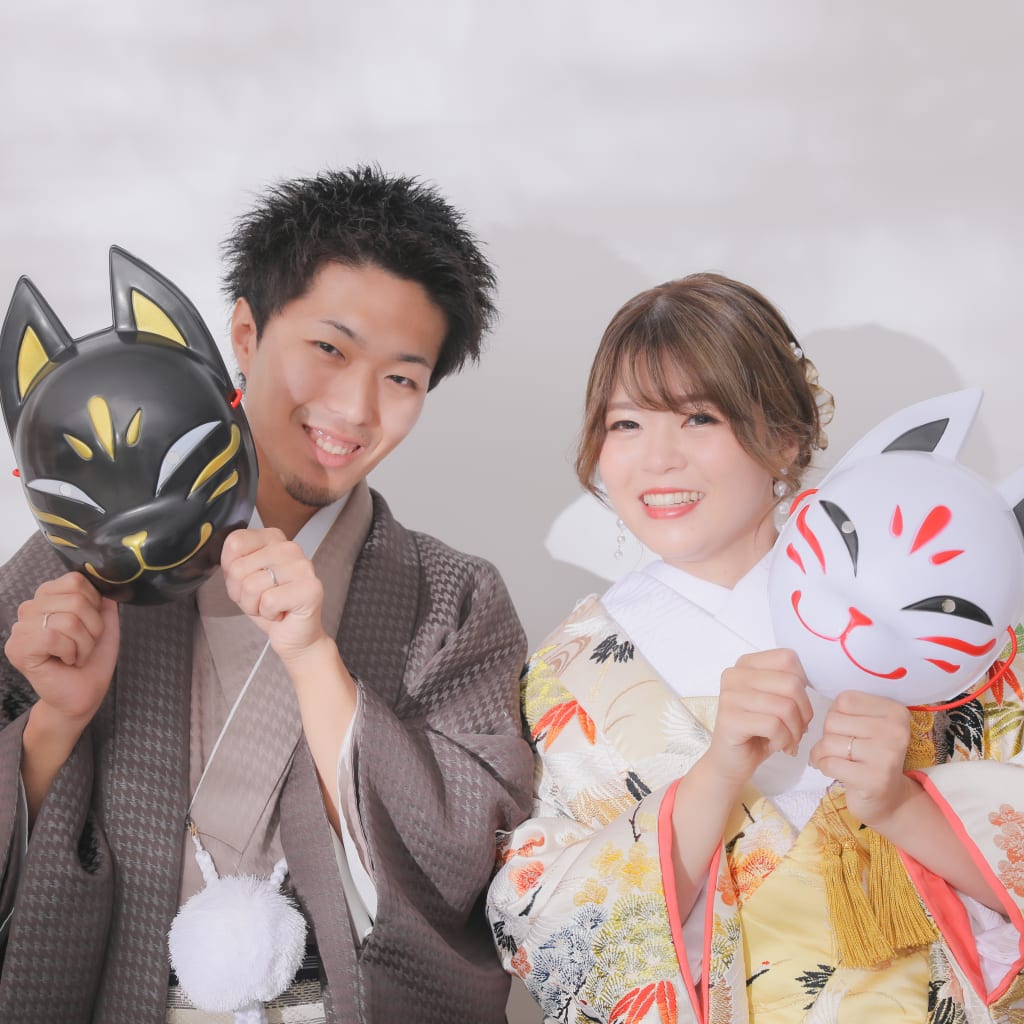 屋内庭園スタジオでお二人らしく！ | デコルテフォトグラフィー | 前撮り・フォトウェディング