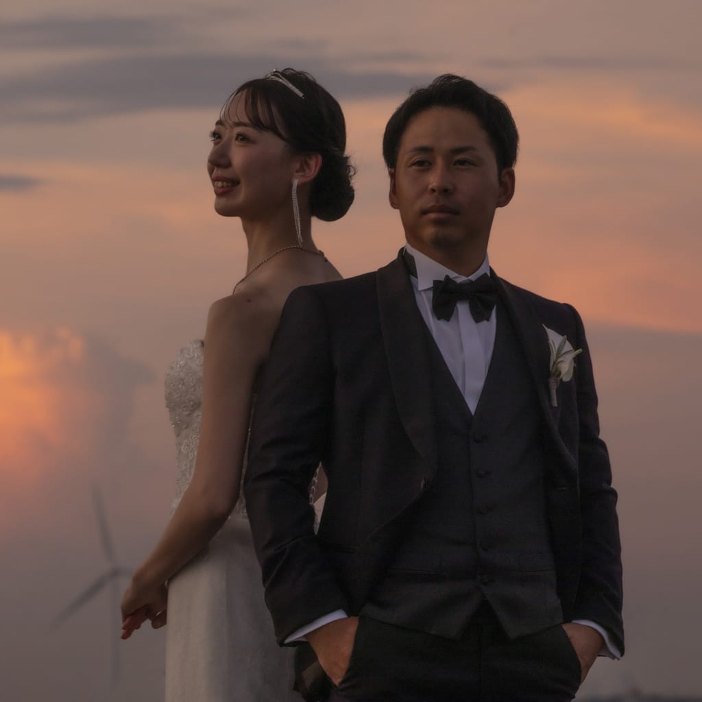 大桟橋サンセット | デコルテフォトグラフィー | 前撮り・フォトウェディング