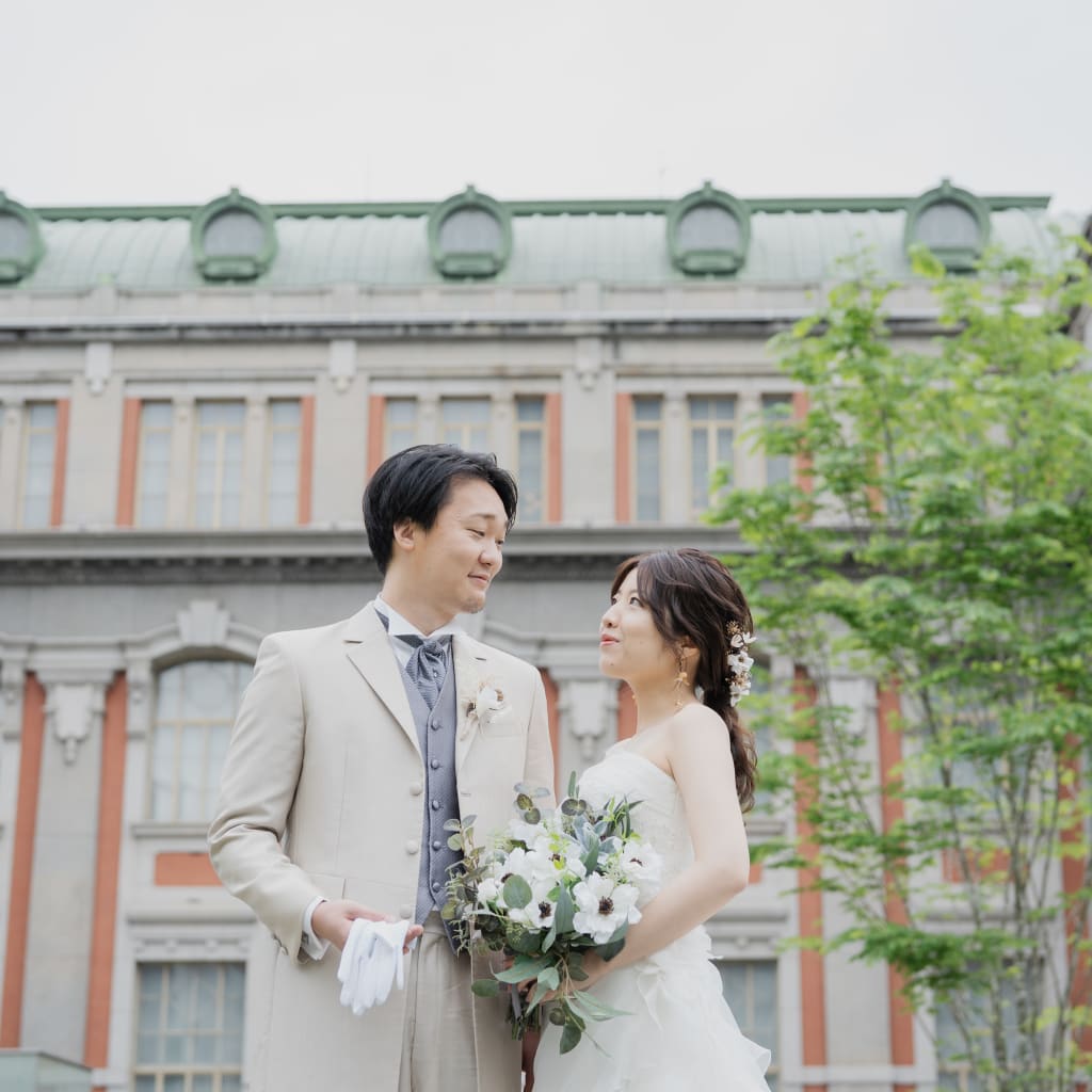 中之島公園ロケーション | デコルテフォトグラフィー | 前撮り・フォトウェディング