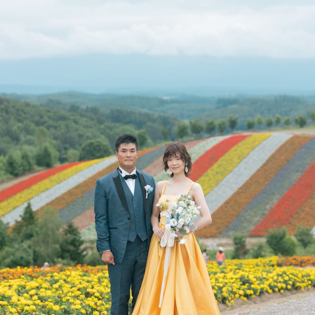 北海道の自然の中で！かわいいロケーションフォト♡ | デコルテフォトグラフィー | 前撮り・フォトウェディング