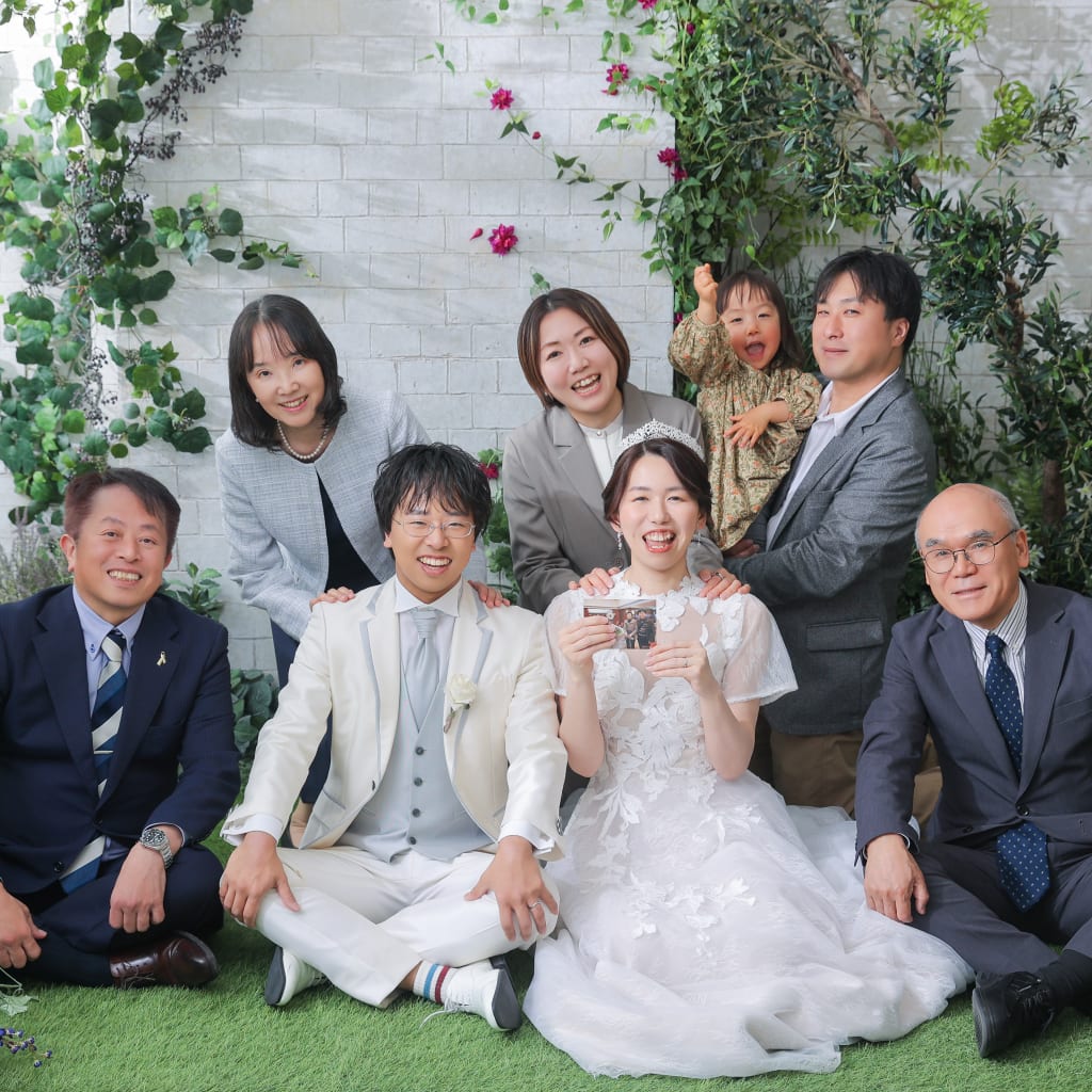 家族みんなでつくるウェディング | デコルテフォトグラフィー | 前撮り・フォトウェディング