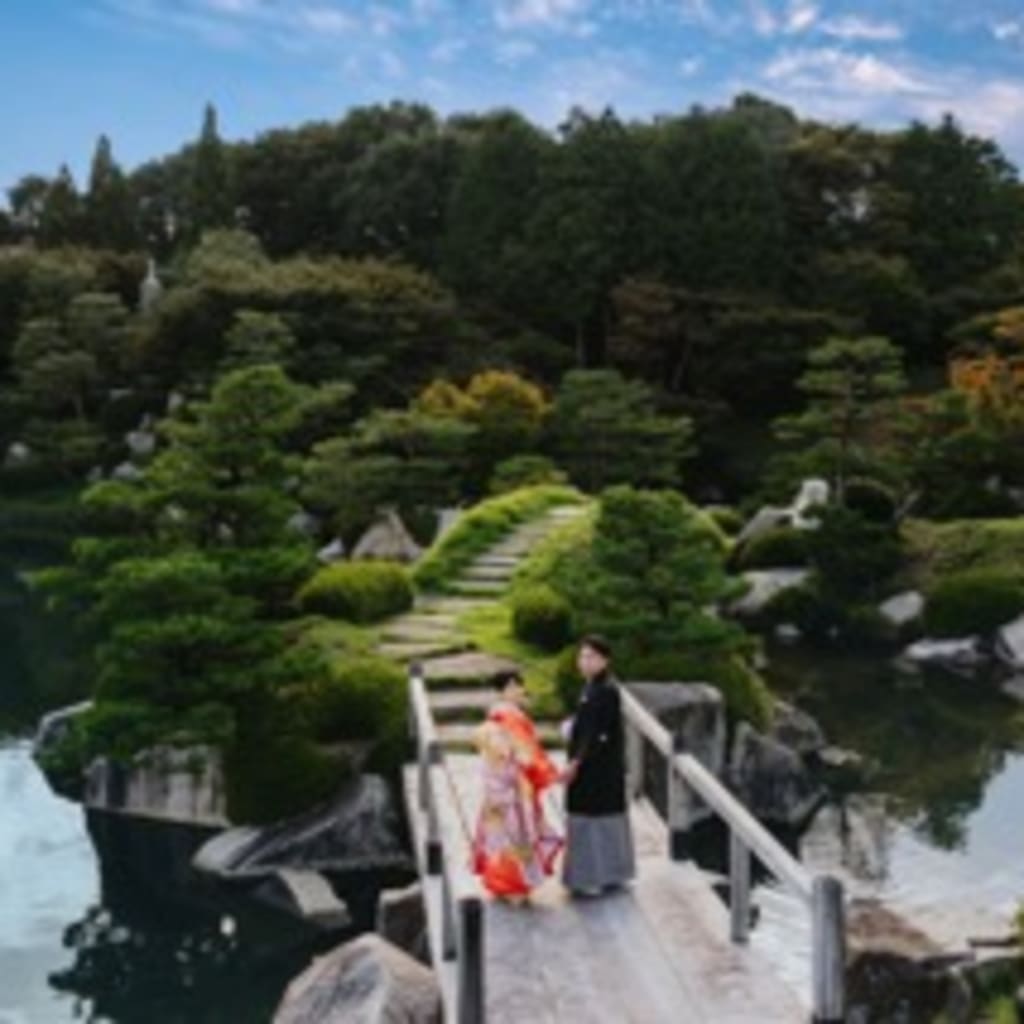 三景園🍃 | デコルテフォトグラフィー | 前撮り・フォトウェディング